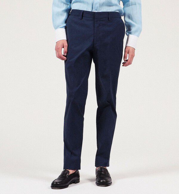 TOMORROWLAND MENS「コットンナイロンポリウレタン スリムパンツ」|チノ|