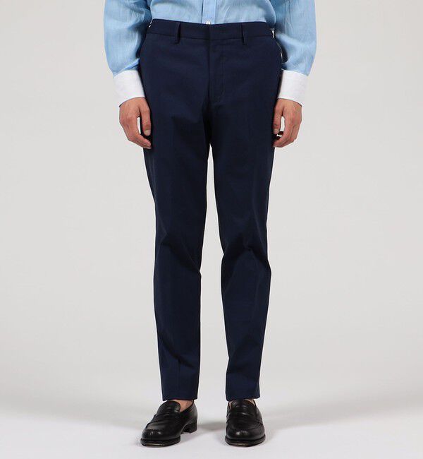 TOMORROWLAND MENS「コットンナイロンポリウレタン スリムパンツ」|チノ|