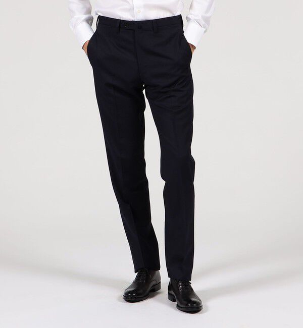 TOMORROWLAND MENS「ウールツイル ノープリーツスリムスラックス HORIZON TWILL  E.Zegna」|スラックス|