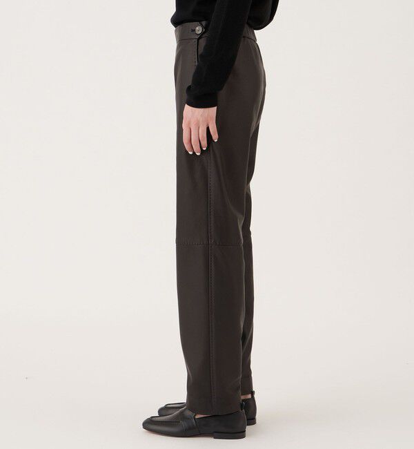 GALERIE VIE「ゴートレザー テーパードパンツ」|その他|