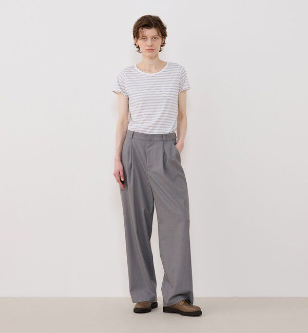 GALERIE VIE「スムージーコットン クルーネックハーフスリーブ」|Tシャツ・カットソー|