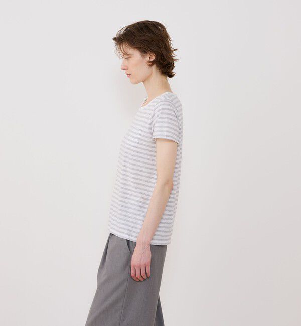 GALERIE VIE「スムージーコットン クルーネックハーフスリーブ」|Tシャツ・カットソー|