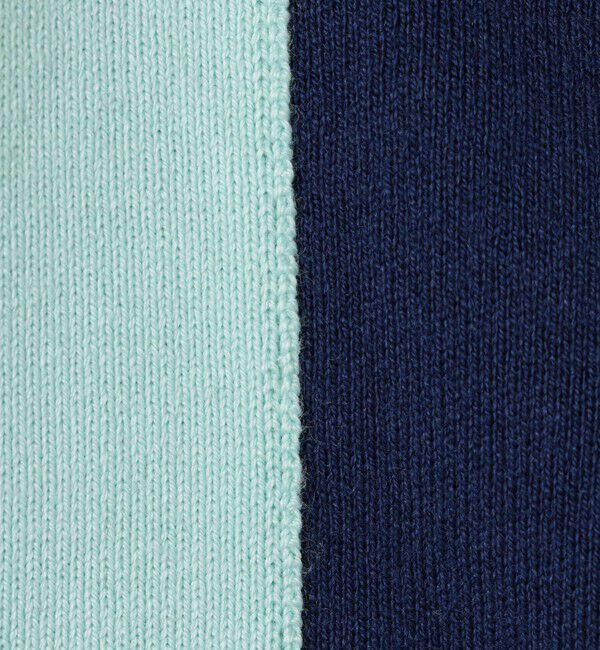 CABaN「CABaN コットンカシミヤ バイカラーVネックカーディガン」|カーディガン|