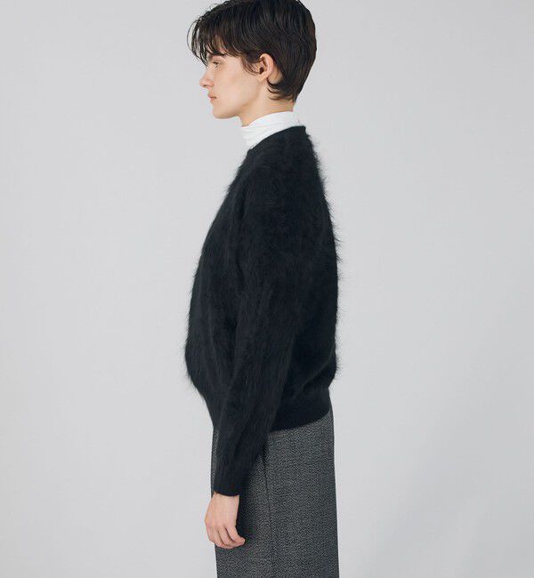 DES PRES「ピュアカシミヤファー クルーネックプルオーバー」|ニット・セーター|