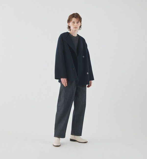 GALERIE VIE「ランダムウール カラーレスショートトレンチコート」|トレンチコート|