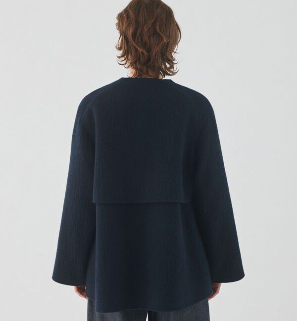 GALERIE VIE「ランダムウール カラーレスショートトレンチコート」|トレンチコート|