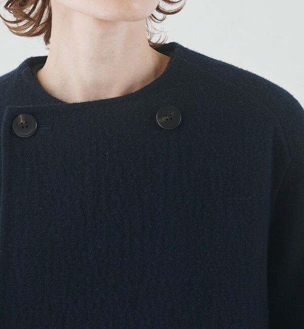 GALERIE VIE「ランダムウール カラーレスショートトレンチコート」|トレンチコート|