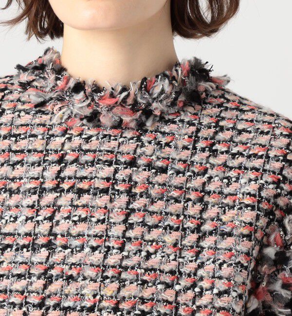 TOMORROWLAND collection「コーラルファンシーツイード 2-wayベスト」|ベスト・ジレ|