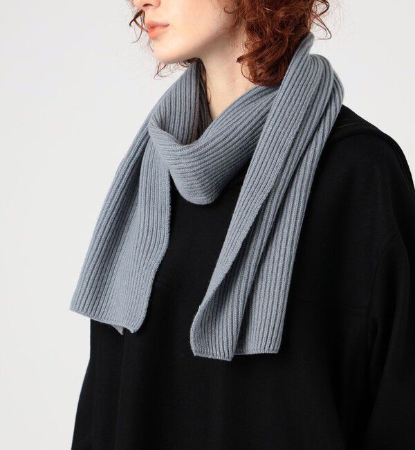 TOMORROWLAND GOODS「Johnstons of Elgin カシミヤ ニットストール」|マフラー|