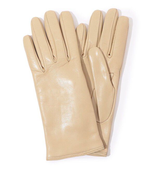 TOMORROWLAND GOODS「GALA GLOVES ソリッドグローブ」|手袋|41 ライトベージュ