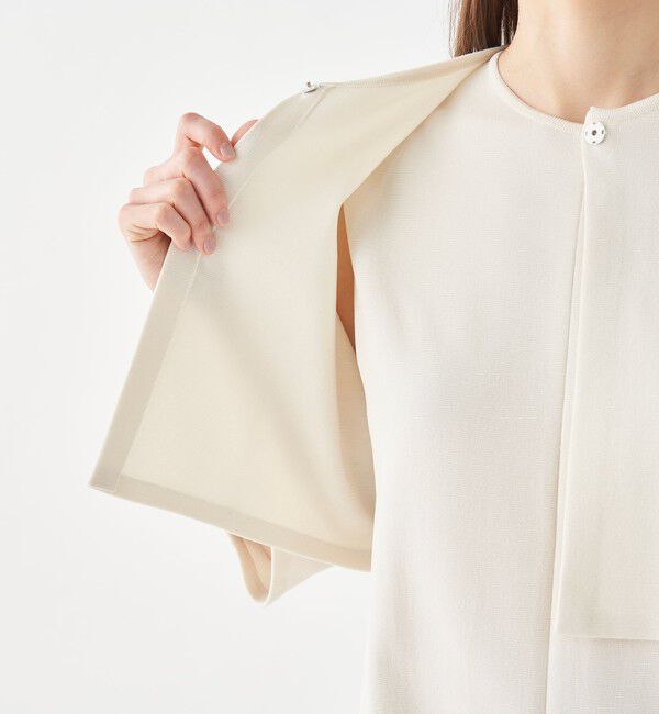 Ballsey「ミラノリブ ショートボレロ」|カーディガン|