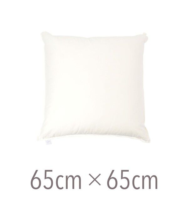TOMORROWLAND HOME「ホワイトダックダウン ヌードクッション（65cm &times; 65cm）」|クッション・クッションカバー|11 ホワイト