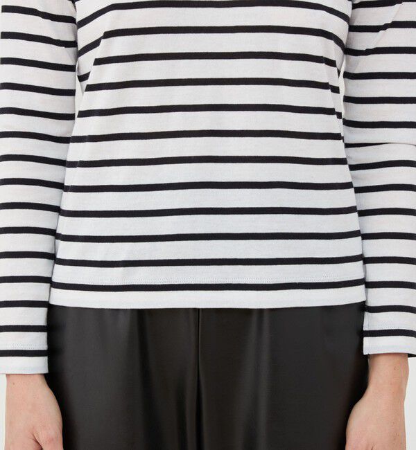 GALERIE VIE「パウダーコットン クルーネックプルオーバー」|Tシャツ・カットソー|