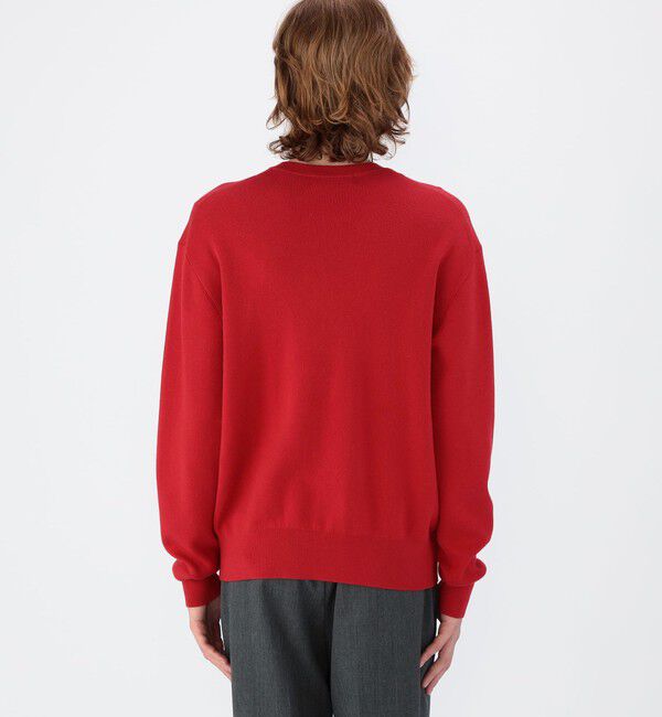 CABaN「CABaN コットンカシミヤ ポケットクルーネックカーディガン」|ニット・セーター|