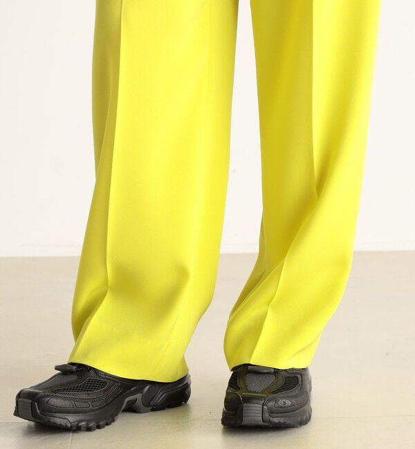 Edition「バックサテンジョーゼット スラックス」|スラックス|