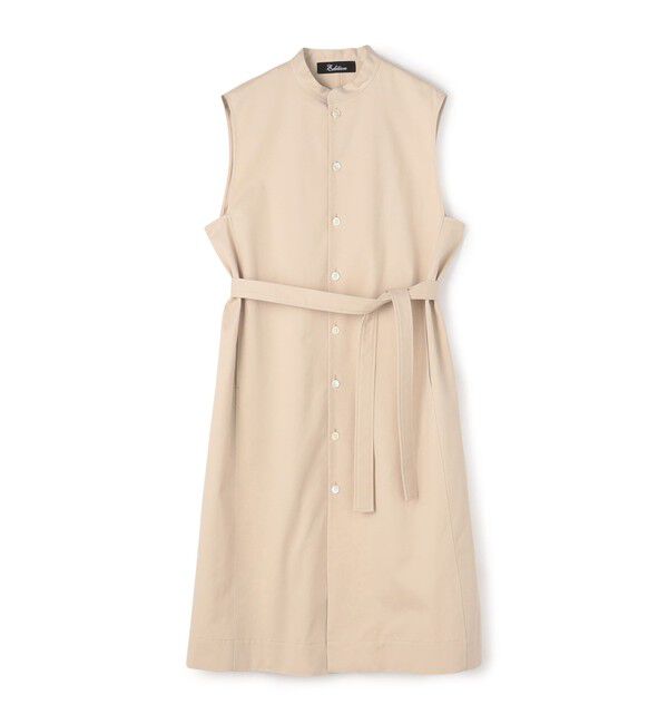 Edition「ゼニア ノースリーブシャツワンピース」|ワンピース|43 ベージュ