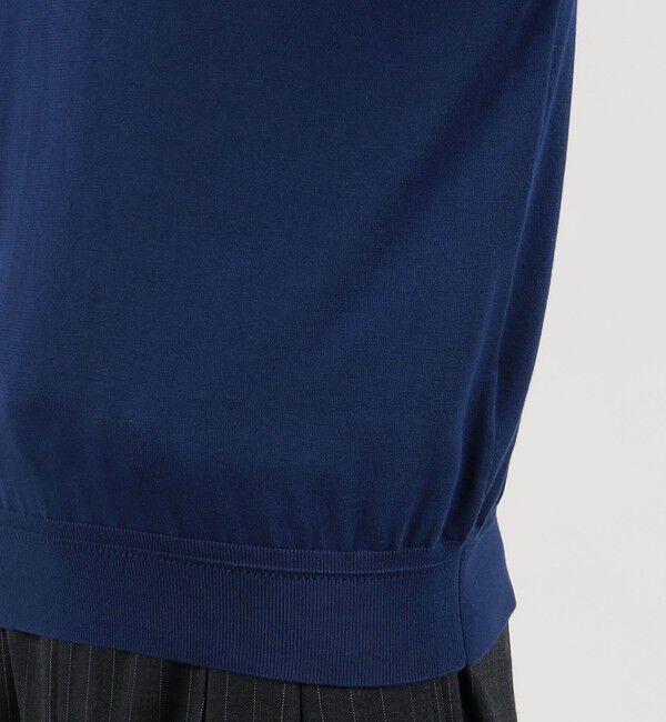 TOMORROWLAND MENS「TOMORROWLAND tricot ギザコットン クルーネックプルオーバー」|ニット・セーター|