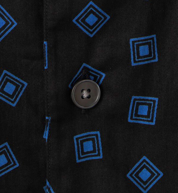 TOMORROWLAND MENS「コットンサテンプリント プルオーバータックシャツ」|シャツ・ブラウス|