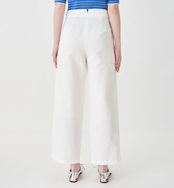 MACPHEE「コットンリネンツイル ストレートパンツ」|その他|
