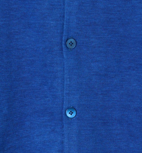 MACPHEE「プレーンリネン クルーネックカーディガン」|カーディガン|