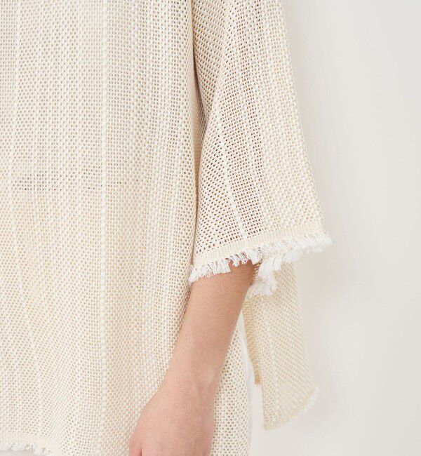 GALERIE VIE「コットンラッセル サイドスリットプルオーバー」|Tシャツ・カットソー|