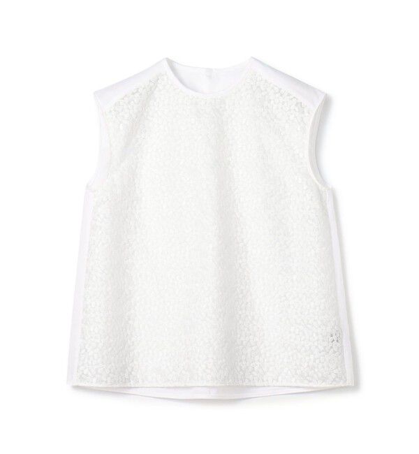 TOMORROWLAND collection「ビーンズエンブロイダリー ノースリーブブラウス」|シャツ・ブラウス|11 ホワイト