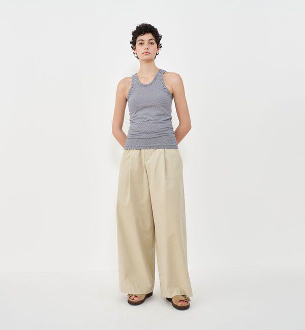 GALERIE VIE「スビンコットン カップ付きアメリカンスリーブタンクトップ」|タンクトップ|