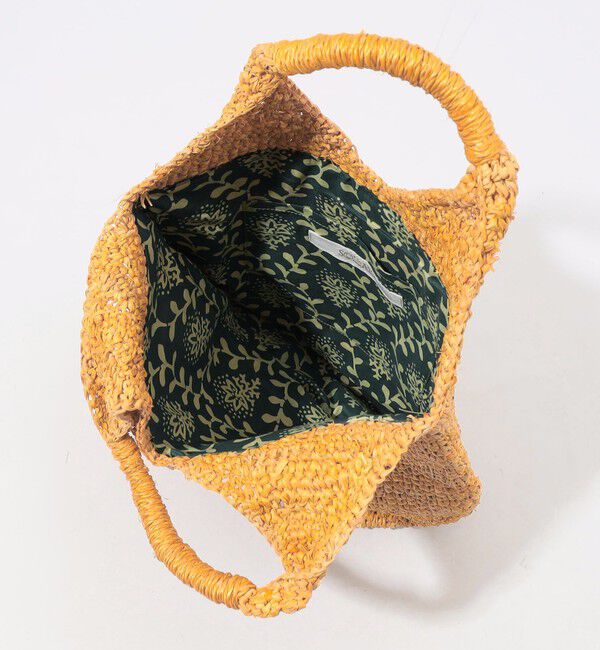 SOULEIADO「SOULEIADO ラフィアミニトートバッグ」|かごバッグ|