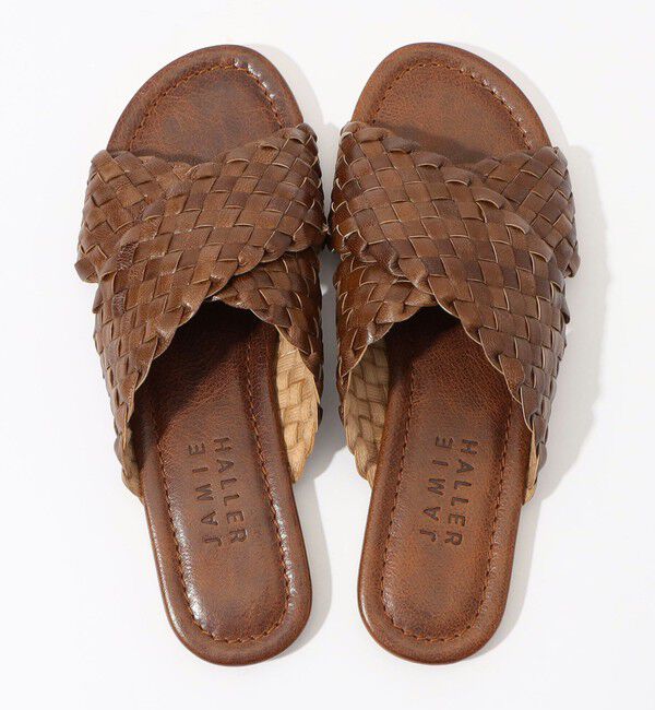 TOMORROWLAND GOODS「JAMIE HALLER ウーブン ストラップ スライドサンダル」|サンダル|