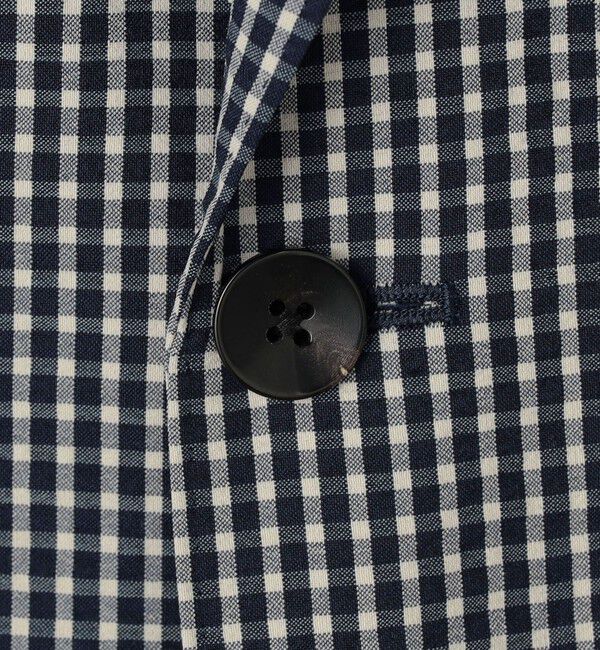 TOMORROWLAND MENS「ポリエステルウールサッカー シングルブレステッド2Bジャケット」|テーラードジャケット|