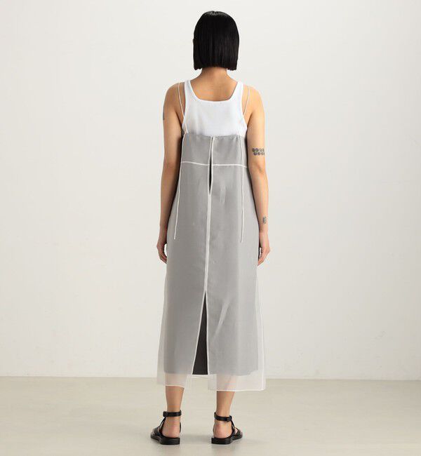 Edition「シルクオーガン パネルキャミソールワンピース」|ワンピース|