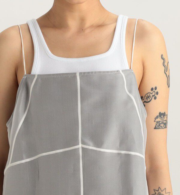 Edition「シルクオーガン パネルキャミソールワンピース」|ワンピース|