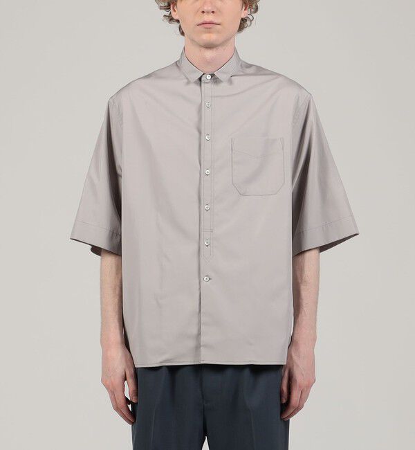 TOMORROWLAND MENS「コットンポプリン ショートスリーブシャツ」|シャツ・ブラウス|