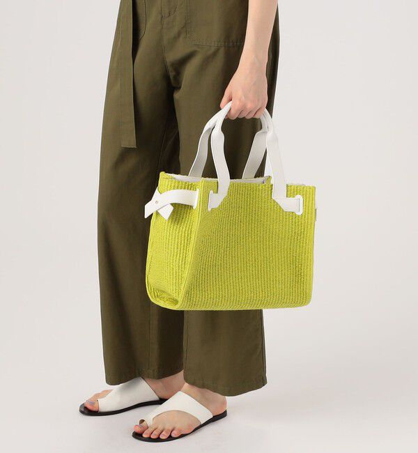 TOMORROWLAND GOODS「TOMORROWLAND ラフィアトートバッグ」|トートバッグ|