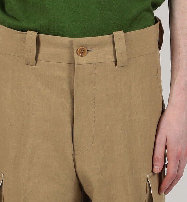 TOMORROWLAND MENS「60リネン カーゴパンツ」|カーゴ|