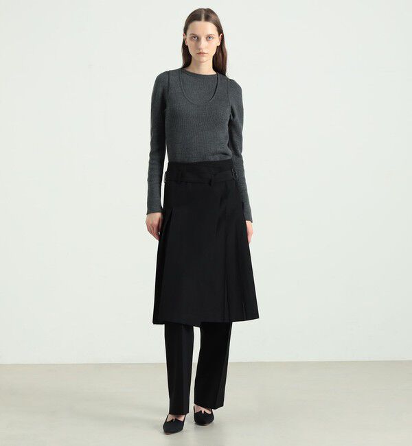 BACCA「ポリエステルウール ワイドカーゴパンツ」|その他|