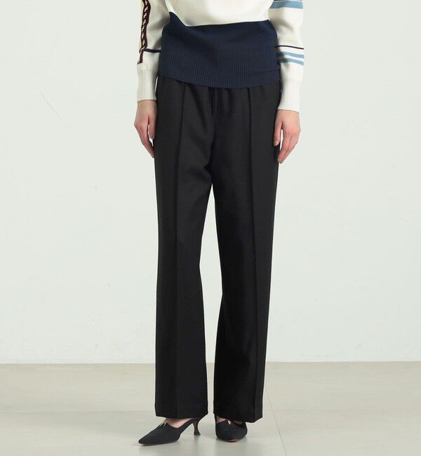 BACCA「ウールサキソニー リラックスワイドパンツ」|その他|