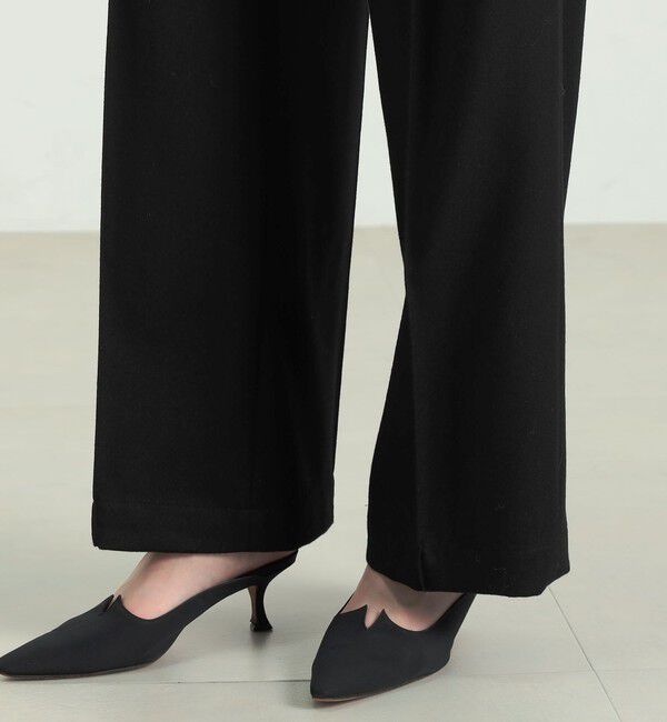 BACCA「ウールサキソニー リラックスワイドパンツ」|その他|