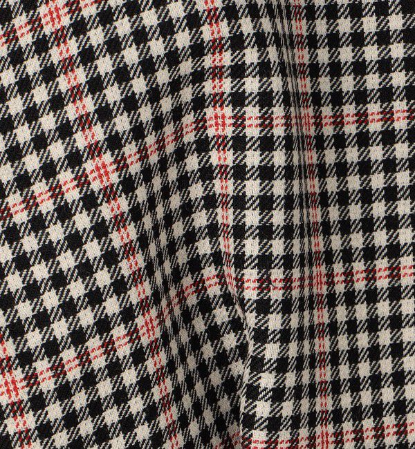 TOMORROWLAND collection「タッターギンガムリバー ジップアップブルゾン」|ブルゾン・スタジャン|