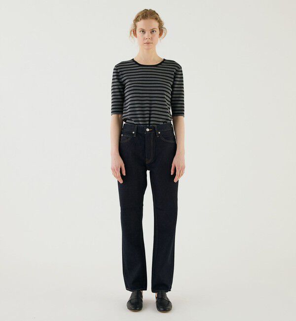 GALERIE VIE「シーアイランドコットン ハーフスリーブプルオーバー」|ニット・セーター|