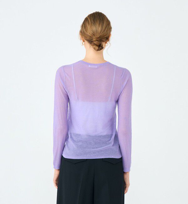 Ballsey「ミニスパンコール クルーネックプルオーバー」|ニット・セーター|