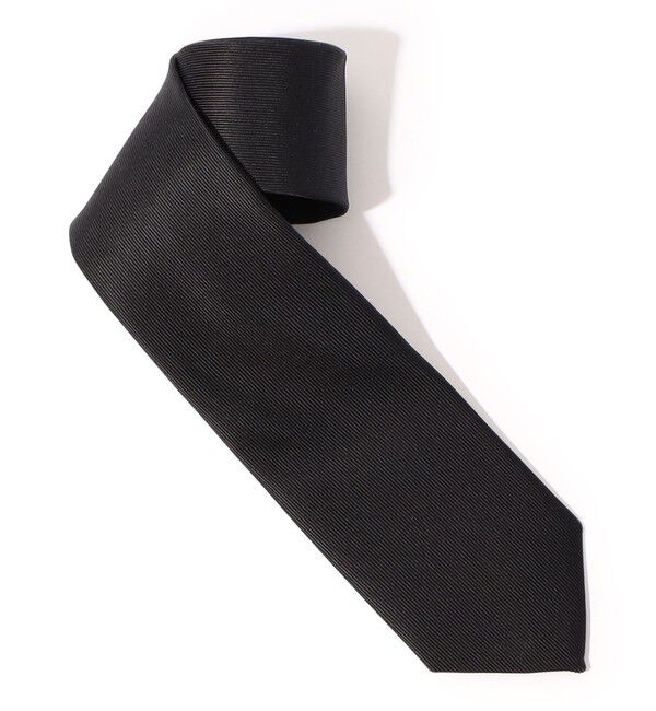 TOMORROWLAND GOODS「TOMORROWLAND シルク ソリッドタイ」|ネクタイ・蝶ネクタイ|19 ブラック