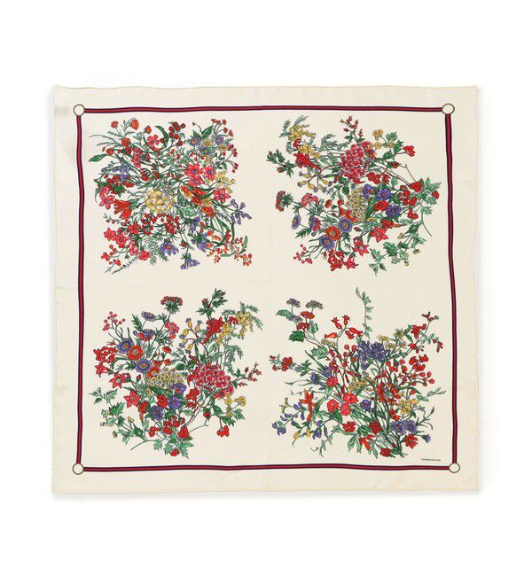 TOMORROWLAND GOODS「TOMORROWLAND フラワーシルクスカーフ」|バンダナ・スカーフ|