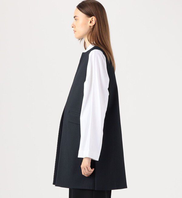 DES PRES「ツイルジャカード クルーネックジレ」|ベスト・ジレ|