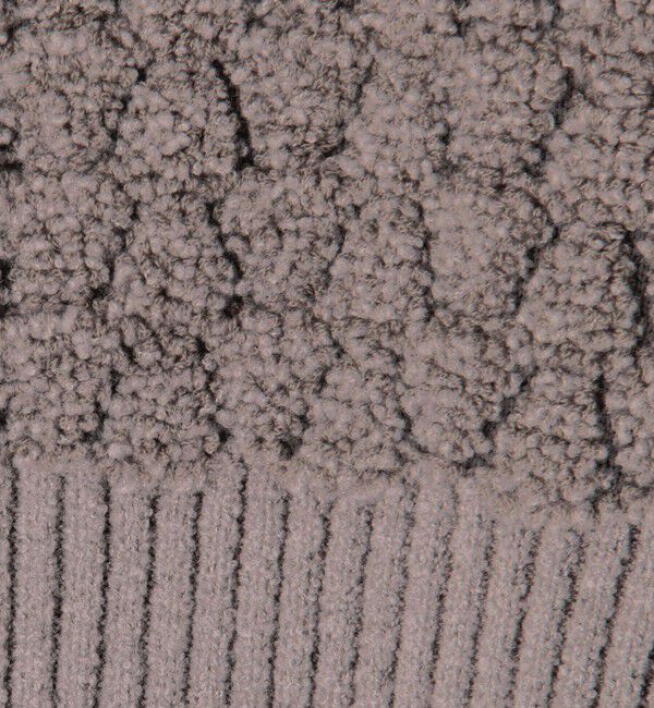 MACPHEE「ループジャカード ジップアップカーディガン」|カーディガン|