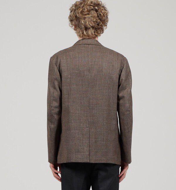 TOMORROWLAND MENS「ファンシーツイード シングルブレステッド2Bジャケット」|テーラードジャケット|
