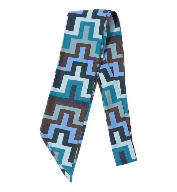 TOMORROWLAND GOODS「TOMORROWLAND シルク スカーフ」|バンダナ・スカーフ|66 ブルー系