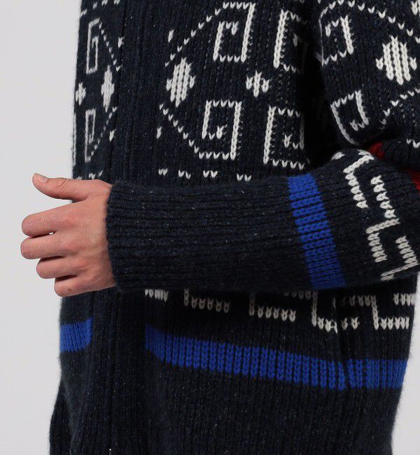 TOMORROWLAND MENS「【別注】PENDLETON カシミヤ ショールカラー カウチンニット」|ニット・セーター|