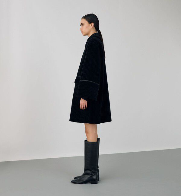 DES PRES「ワイドリッジパイル ステンカラーコート」|ステンカラーコート|