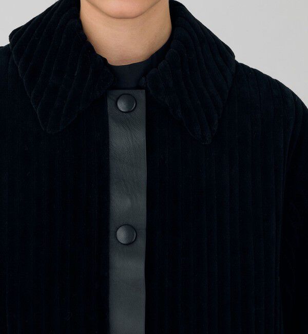 DES PRES「ワイドリッジパイル ステンカラーコート」|ステンカラーコート|